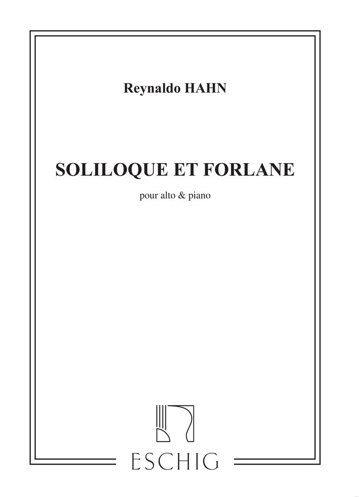 Soliloque - Alto + Piano